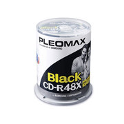 PLEOMAX R80X4809BK (黑色 CD-R/48X/100片桶装)