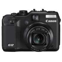 佳能 G12 数码相机 黑色(1000万像素 2.8英寸可旋转液晶屏 5倍光学变焦 28mm广角)产品图片主图