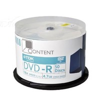 TDK DVD-R 16X(50片桶装)产品图片主图