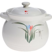 康舒 12号3.3L耐热陶瓷土锅砂煲 白色