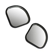 悦卡 小圆镜可调角度 反光镜 盲点镜 倒车镜辅助镜(扇形对装)