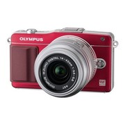 奥林巴斯 E-PM2 微单套机 红色(M.ZUIKO DIGITAL 14-42mm f/3.5-5.6 II R 镜头)
