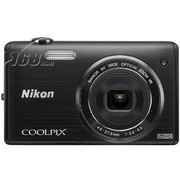 尼康 S5200 数码相机 黑色(1602万像素 3英寸液晶屏 6倍光学变焦 26mm广角)