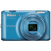 尼康 S6400 数码相机 蓝色(1602万像素 3英寸液晶屏 12倍光学变焦 25mm广角)产品图片主图