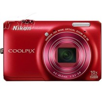 尼康 S6300 数码相机 红色(1602万像素 2.7英寸液晶屏 10倍光学变焦 25mm广角)产品图片主图
