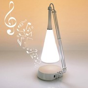 其他 SHS 创意音乐台灯 触控LED台灯 白色mini 图片