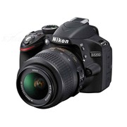 尼康 D3200 单反相机套机(AF-S DX 18-55mm f/3.5-5.6G VR尼克尔镜头) 黑色