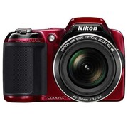 尼康 L810 数码相机 红色(1614万像素 3英寸液晶屏 26倍光变 22.5mm广角)