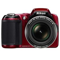 尼康 L810 数码相机 红色(1614万像素 3英寸液晶屏 26倍光变 22.5mm广角)产品图片主图