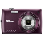 尼康 S4300 数码相机 紫色(1602万像素 3英寸液晶触屏 6倍光学变焦 26mm广角)
