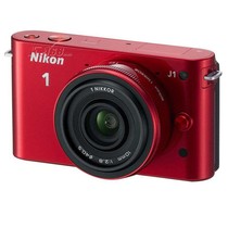 尼康 J1 微单套机 红色(10mm f/2.8 镜头)产品图片主图