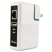 优乐 URC01 迷你型无线路由+USB充电器 自带5V2A充电器用途更广泛 白色