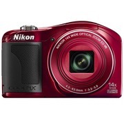 尼康 L610 数码相机 红色(1602万像素 3英寸液晶屏 14倍光学变焦 25mm广角) 