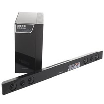 三星 HW-F450 家庭影院 无线重低音炮 蓝牙 3D环绕立体声效Soundbar回音壁音响电视音箱(黑色)产品图片主图