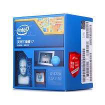 英特尔 酷睿四核i7-4770 Haswell全新架构盒装CPU（LGA1150/3.4GHz/8M三级缓存/84W/22纳米)产品图片主图