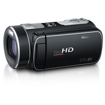 海尔 DV-E80 全高清摄像机 遥控版(1080P全高清摄像 千倍变焦 高清触摸屏 多种智能拍摄模式)产品图片主图