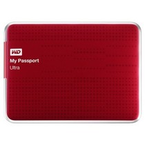西部数据 My Passport  Ultra USB3.0 1TB 超便携移动硬盘 (红色)BZFP0010BRD产品图片主图