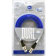 BLUE Dual Cable 高频信息传输两芯线缆话筒麦克风配件 蓝色