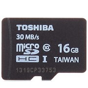 东芝 16G TF(microSDHC)存储卡(Class10)30MB/s
