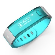 体记忆 超薄环 T9  薄荷蓝 智能手环腕带睡眠运动计步器防水可视支持APP