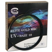 C&C ELITE  GOLD MR  UV-HAZE 10 77MM 金色铜环超级雾霾UV镜