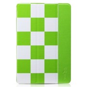 奇克摩克 棋盘格Chess board保护套皮套 适用于苹果iPad mini 绿色