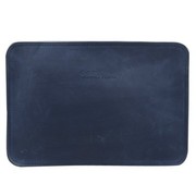 的牌（d-park） 方砖 适用于iPad mini2/Rentina 及7英寸以下平板电脑 羊毛疯马皮内胆包 咖啡&蓝色