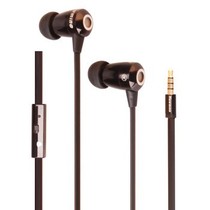 纽曼  XM12　入耳式立体声面条耳机 黑色产品图片主图