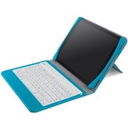 贝尔金 F5L152qeC05 苹果iPad Air 蓝牙键盘一体保护套 超薄(蓝皮/白键盘)