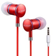 ULDUM U-120712 立体声入耳式耳机 红色