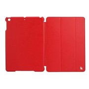 杰森克斯（jisoncase） 苹果iPad5/air 纯手工支架保护套 时尚新主张 高档荔枝皮 油边款 靓丽红 JS-ID5-09T30
