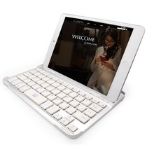 的牌（d-park） 超薄无线蓝牙铝合金实体键盘 适用于苹果iPad mini3/mini2 Retina/mini 银色产品图片主图