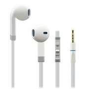 艾亚 耳机 入耳式iPhone/小米/三星/电脑 708系列  重低音手机耳塞式单孔耳机 白色