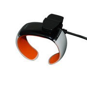ione JD-Z1 智能手环 健康手环手镯 可穿戴智能蓝牙手表 手机平板通用 炫酷腕表 白橙SWA003