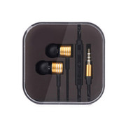 果立方 小米活塞线控耳机2S 3耳塞入耳式 M2a手机耳机红米耳机 金色