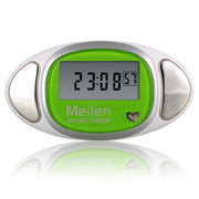 Meilen 计步器 正品电子3D多功能计步器心率脉搏走路计数 翡翠绿