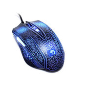 新盟 珠光蛇 有线 游戏鼠标 英雄联盟游戏 发光CF/LOL 蓝色