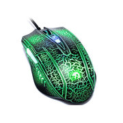 新盟 珠光蛇 有线 游戏鼠标 英雄联盟游戏 发光CF/LOL 绿色