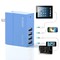ORICO DCP-4U-BL 4口USB手机充电头 三星s4小米苹果充电器 蓝产品图片3