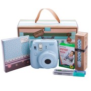 富士 instax mini8相机 礼盒新版套装(蓝)