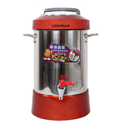 小鸭 全自动商务豆浆机 商用超大容量全钢果汁机豆花机 红色12L