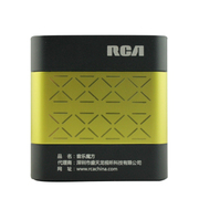 RCA RS201 蓝牙音箱 TF插卡音箱 车载免提通话 蓝牙音响 炫彩魔方音乐盒 黄色