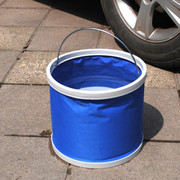 香吧 汽车多功能便携式折叠水桶 户外旅游车用水桶 伸缩水桶 帆布水桶