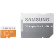 三星 16GB UHS-1 Class10 TF(Micro SD)存储卡(读速48Mb/s)升级版(带SD卡适配器)