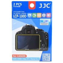 JJC LCP-100D 佳能EOS 100D Kiss X7 Reble SL1 专用相机贴膜 屏幕保护膜 高透防刮屏幕保护膜 2套产品图片主图