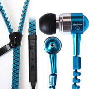 摩士顿 m16手机耳机线控入耳式魔音耳机 新品 蓝绿色