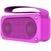 山水 E33 户外无线NFC蓝牙音响插卡迷你音箱便携式防摔防尘低音炮 玫瑰紫