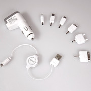 奥舒尔 ozio6合1iphone苹果适用充电器EC14汽车充电器 车载充电器