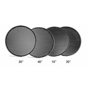 金贝 蜂窝网套装 55度便携标准灯罩专用 (10度20度30度40度)摄影器材 蜂巢罩
