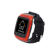 HNM 2014款  触屏蓝牙智能手表 腕表计步器 免提通话 蓝牙伴侣 红色